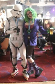 Skating trooper and Lady Joker